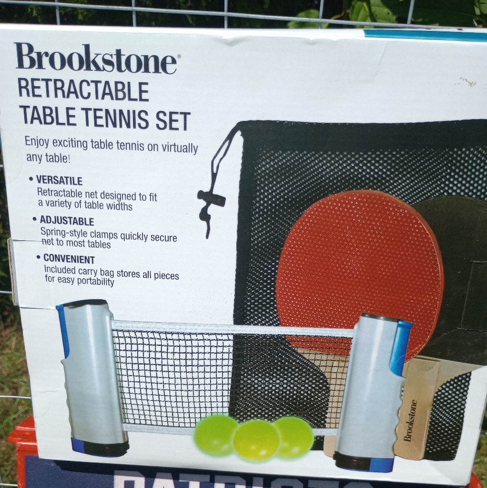 Brook Stone table tennis set